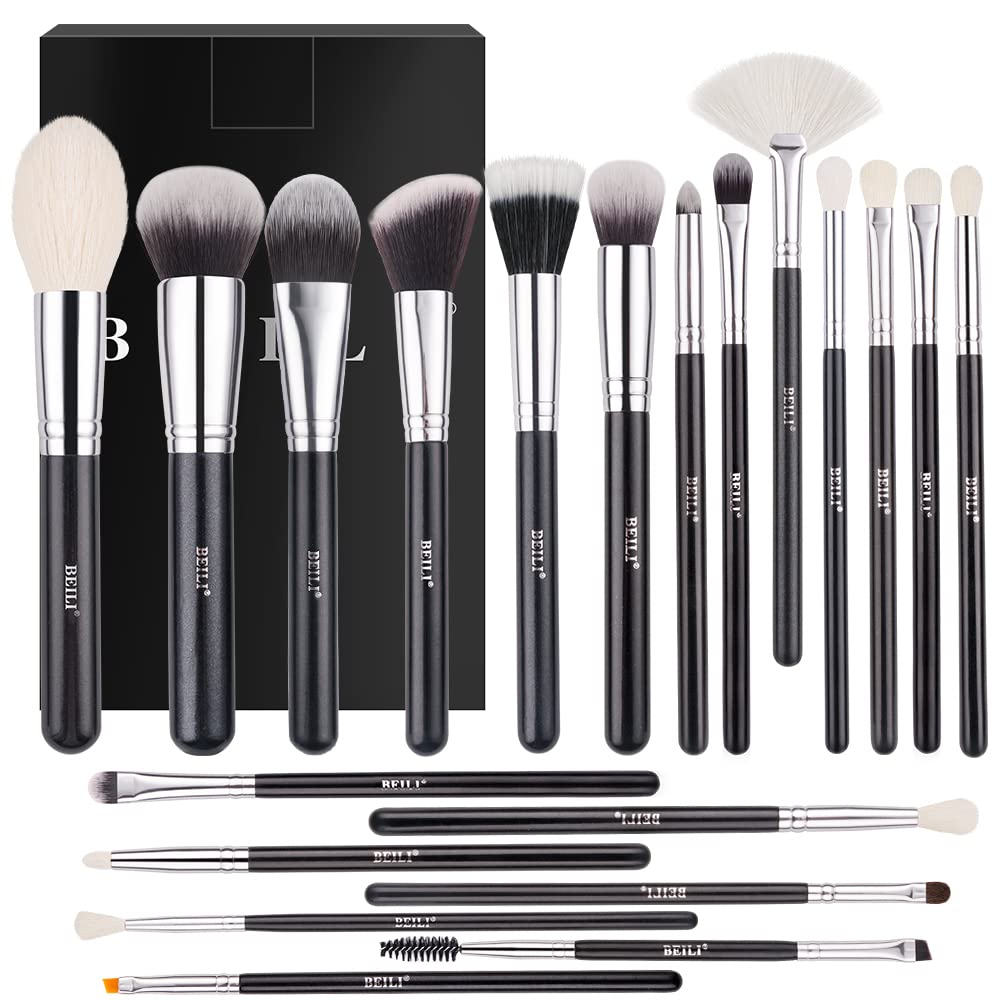 BEILI 20Pcs Professional Makeup Brush Set