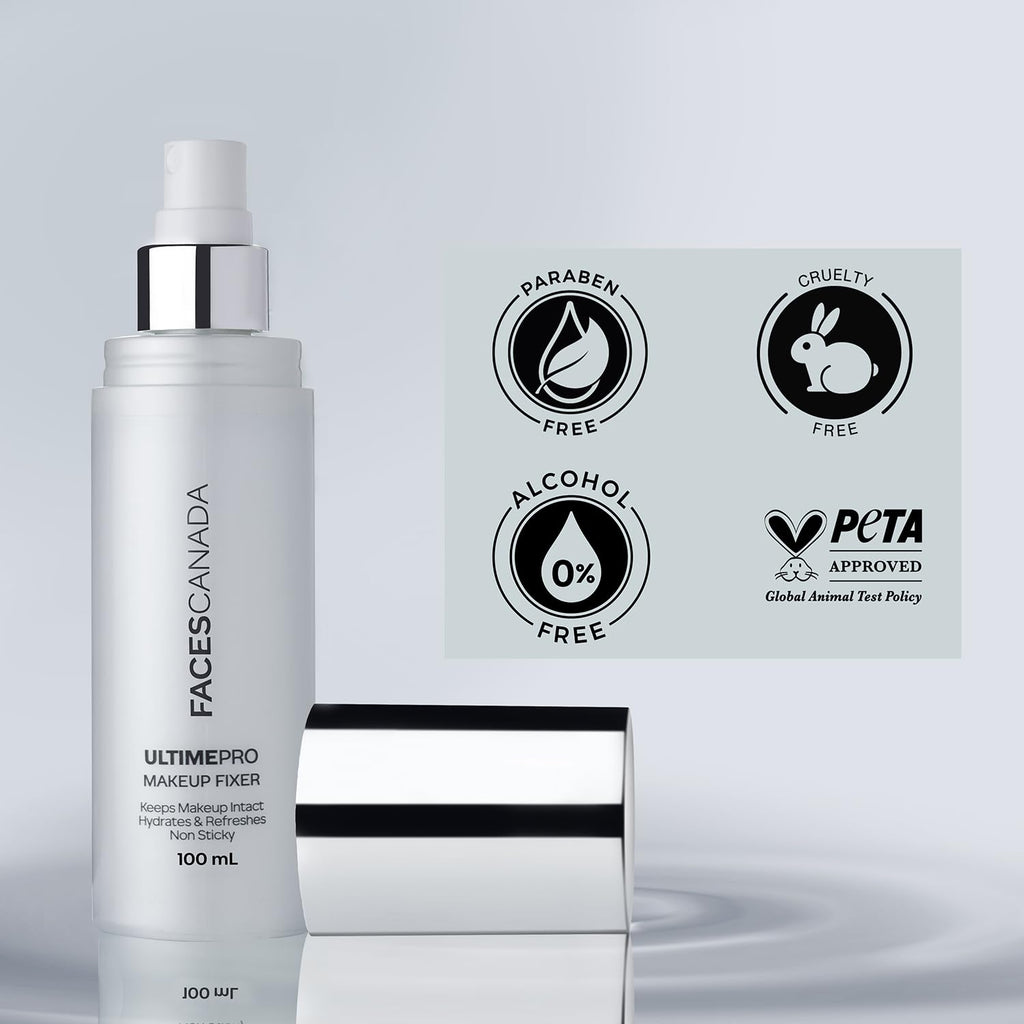 Faces Canada Ultime Pro Makeup Fixer, Long Lasting, Hydrating Makeup Setting Spray - (100 ml)