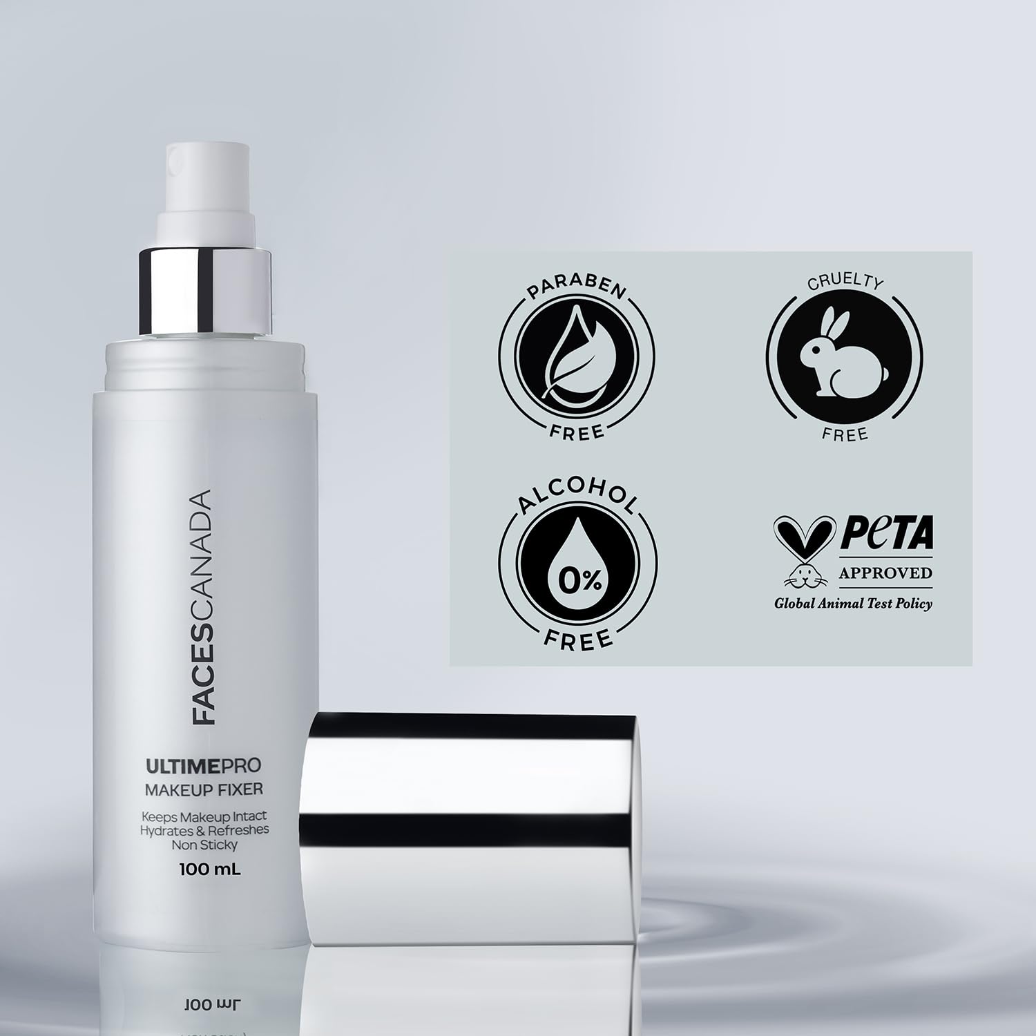 Faces Canada Ultime Pro Makeup Fixer, Long Lasting, Hydrating Makeup Setting Spray - (100 ml)