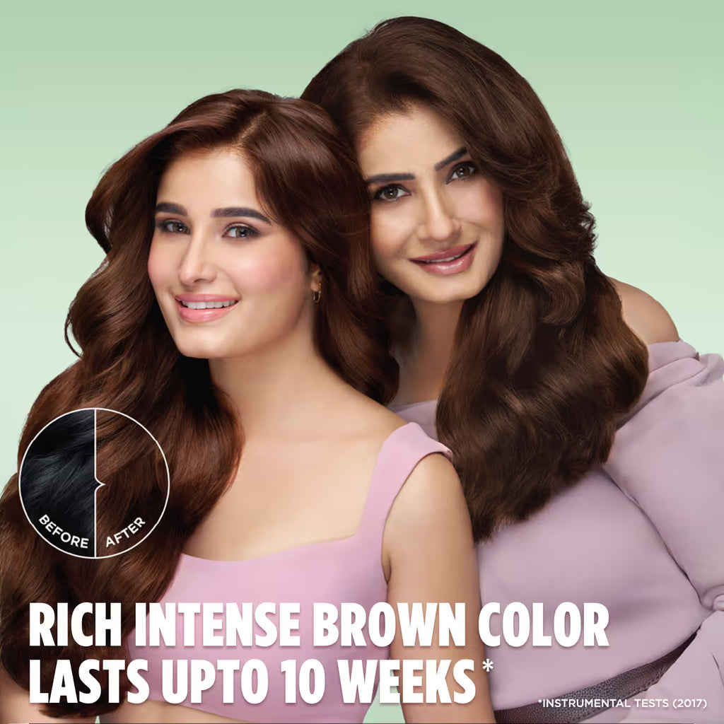 Garnier Color Naturals Creme Hair Color - Shade 3 Darkest Brown (70ml + 60g)