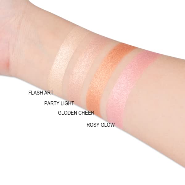 IMAGIC 4 Color Highlighter Makeup Palette