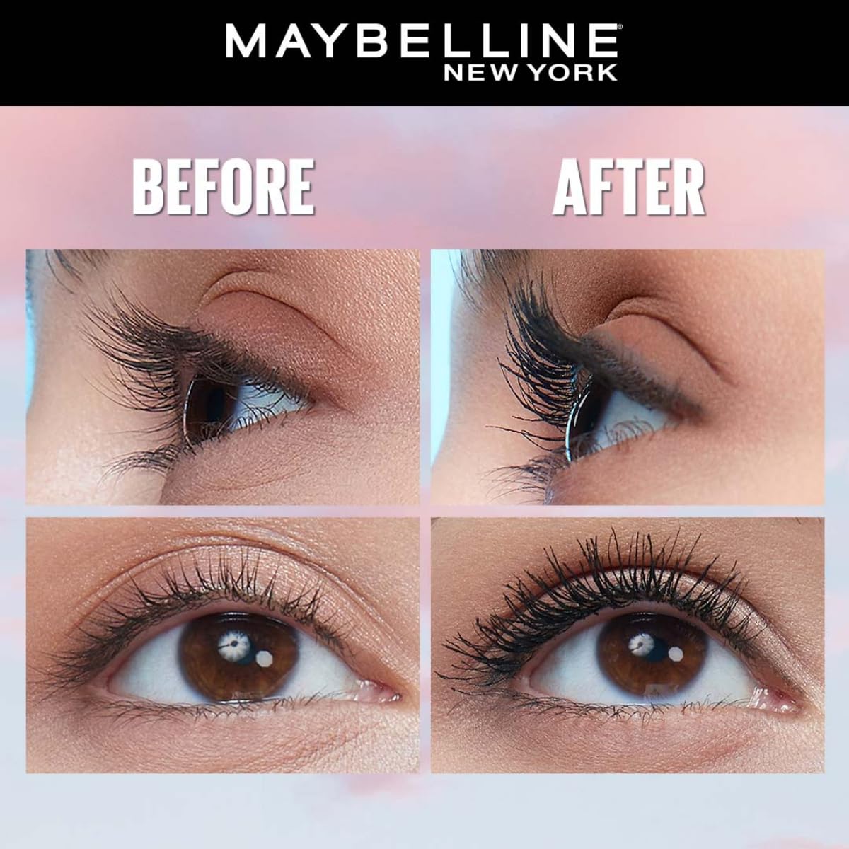 Maybelline New York Lash Sensational Sky High Waterproof Mascara - Very Black (6ml)