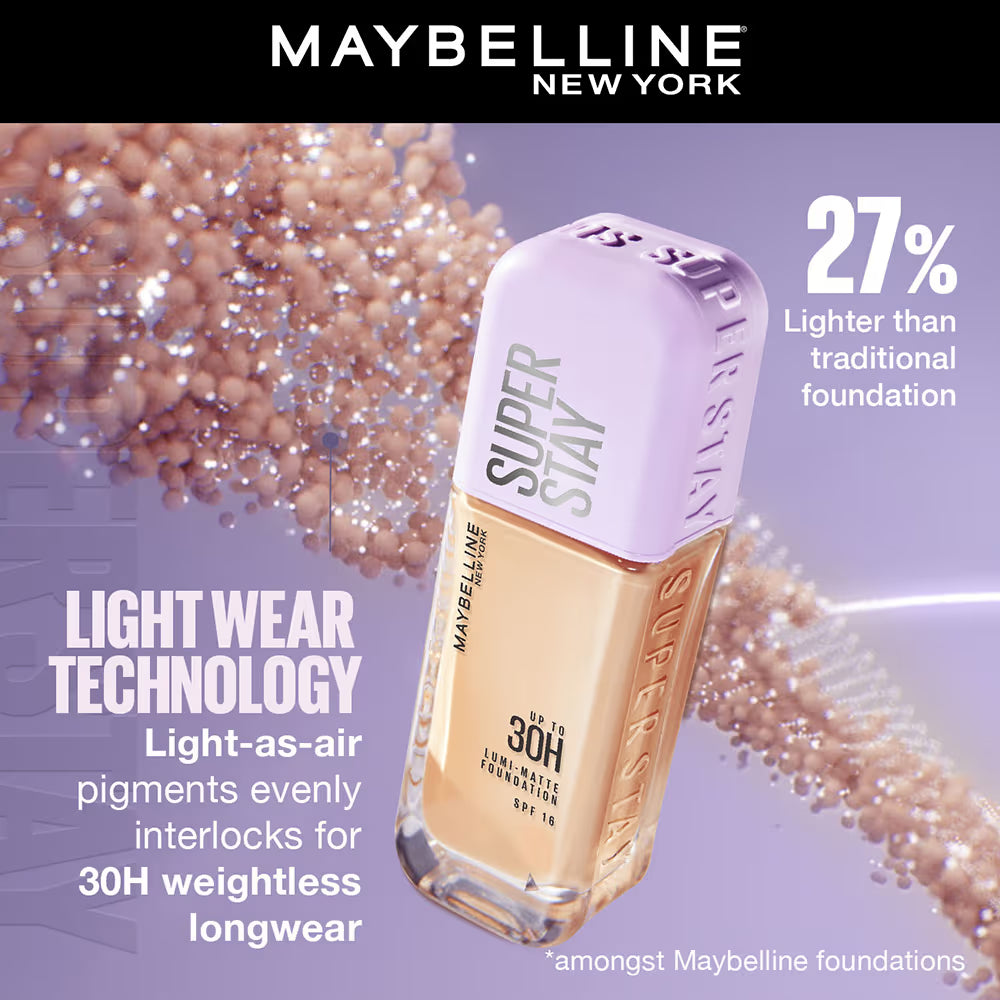 Maybelline New York Super Stay Lumi-Matte Liquid Foundation 30H Longwear