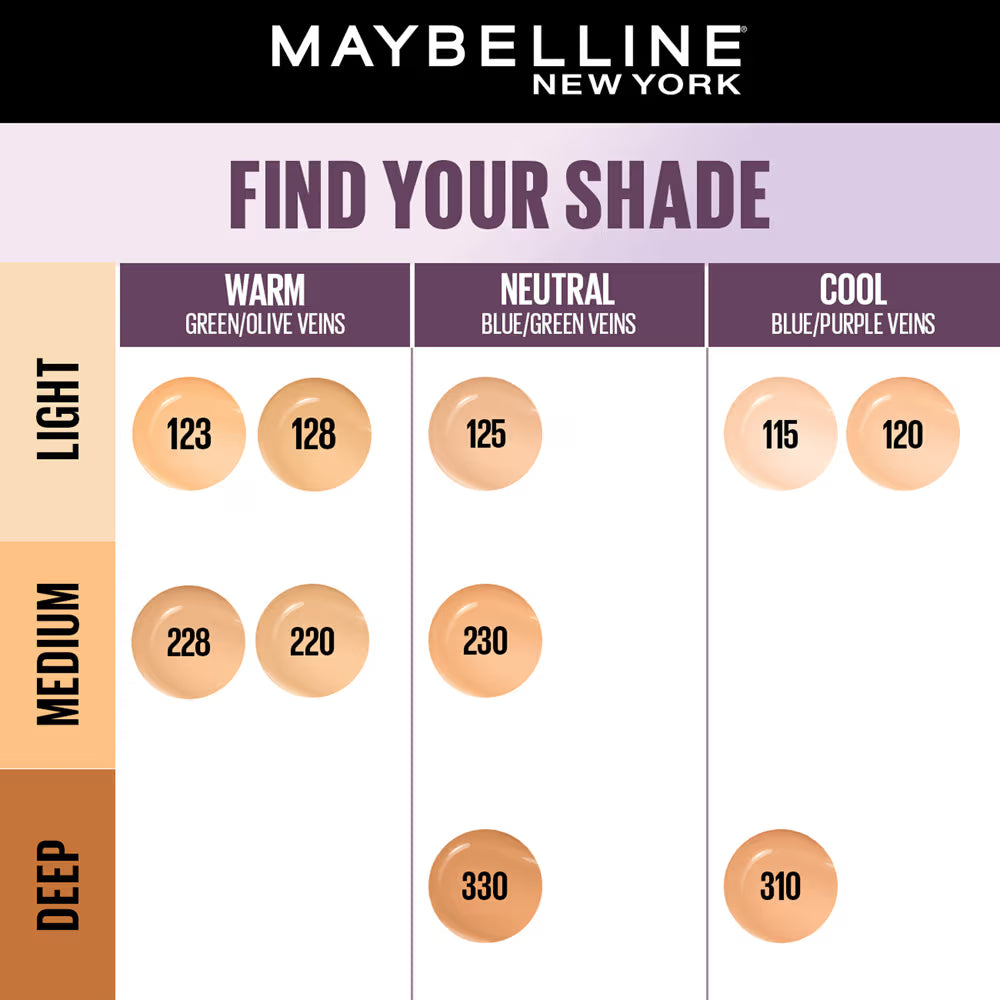Maybelline New York Super Stay Lumi-Matte Liquid Foundation 30H Longwear