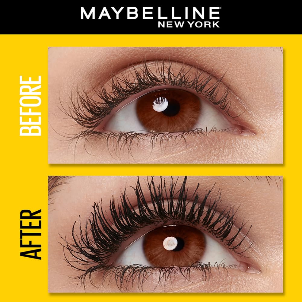 Maybelline New York Colossal Waterproof 2X Volume Express Mascara - Waterproof Black Noir (10ml)