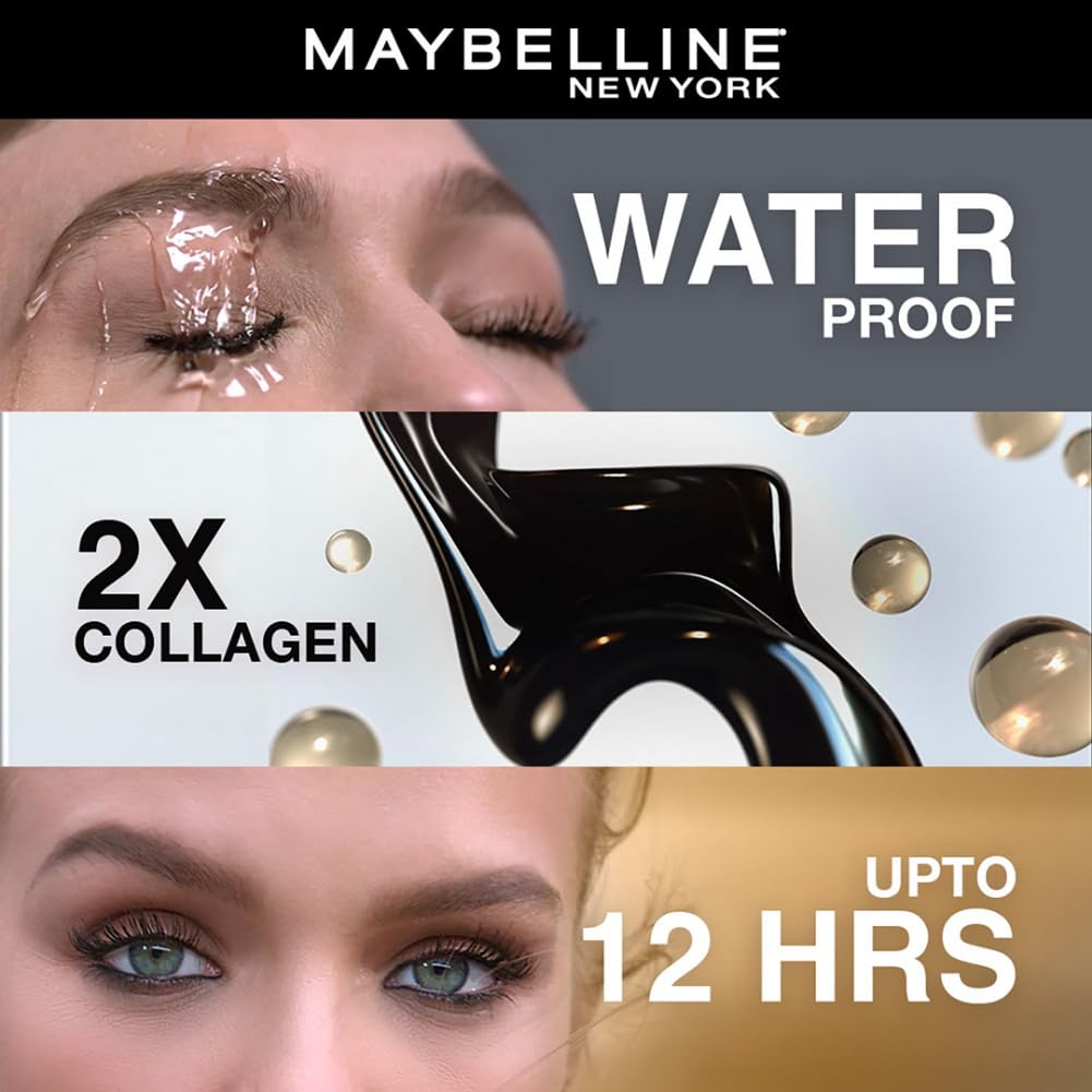 Maybelline New York Colossal Waterproof 2X Volume Express Mascara - Waterproof Black Noir (10ml)