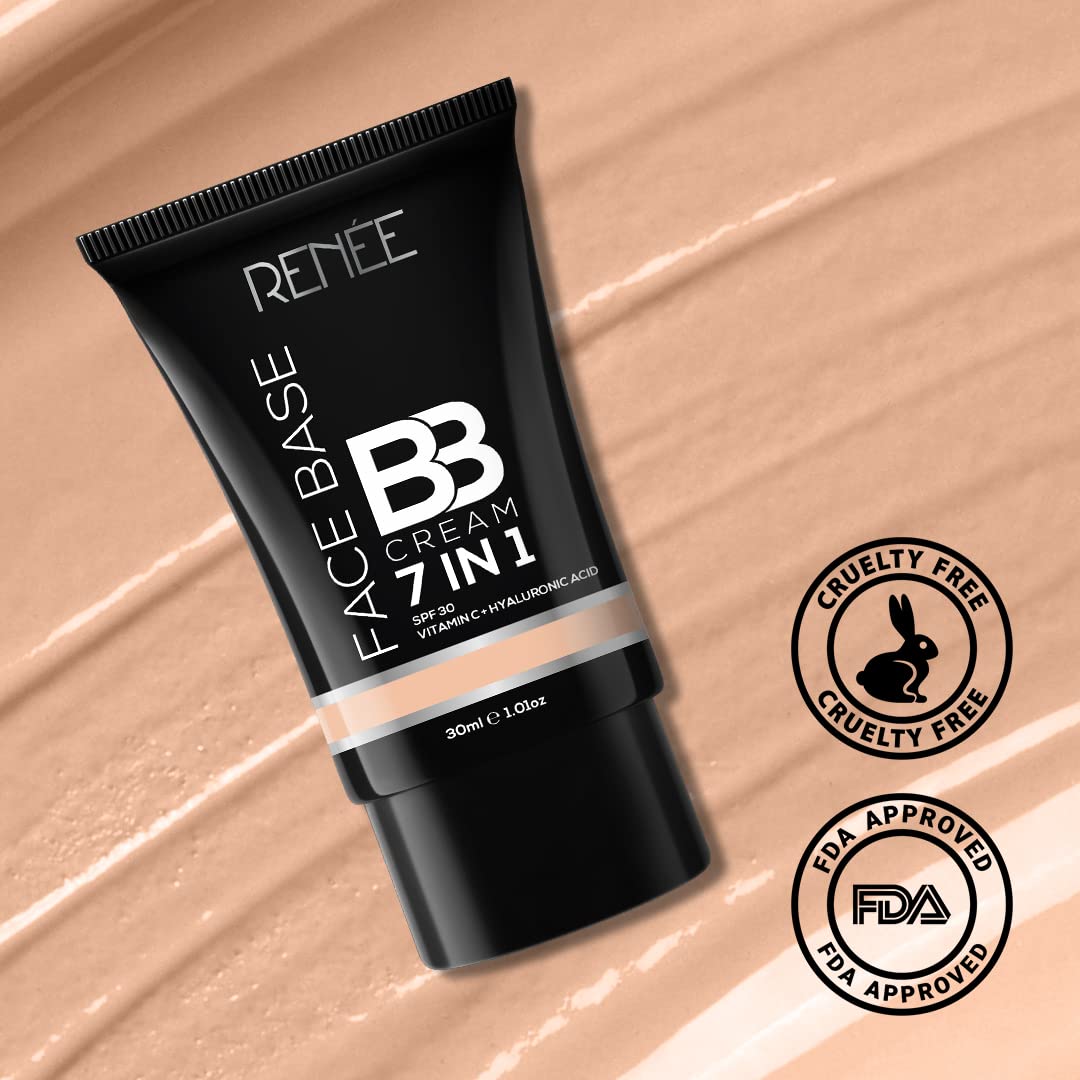 RENEE 7-In-1 Face Base BB Cream SPF 30 - B01 Butterscotch (30ml)
