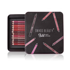 Swiss Beauty Bold Matt Lip Liner - Multi-Color (12Pcs)