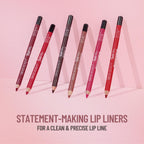 Swiss Beauty Bold Matt Lip Liner - Multi-Color (12Pcs)